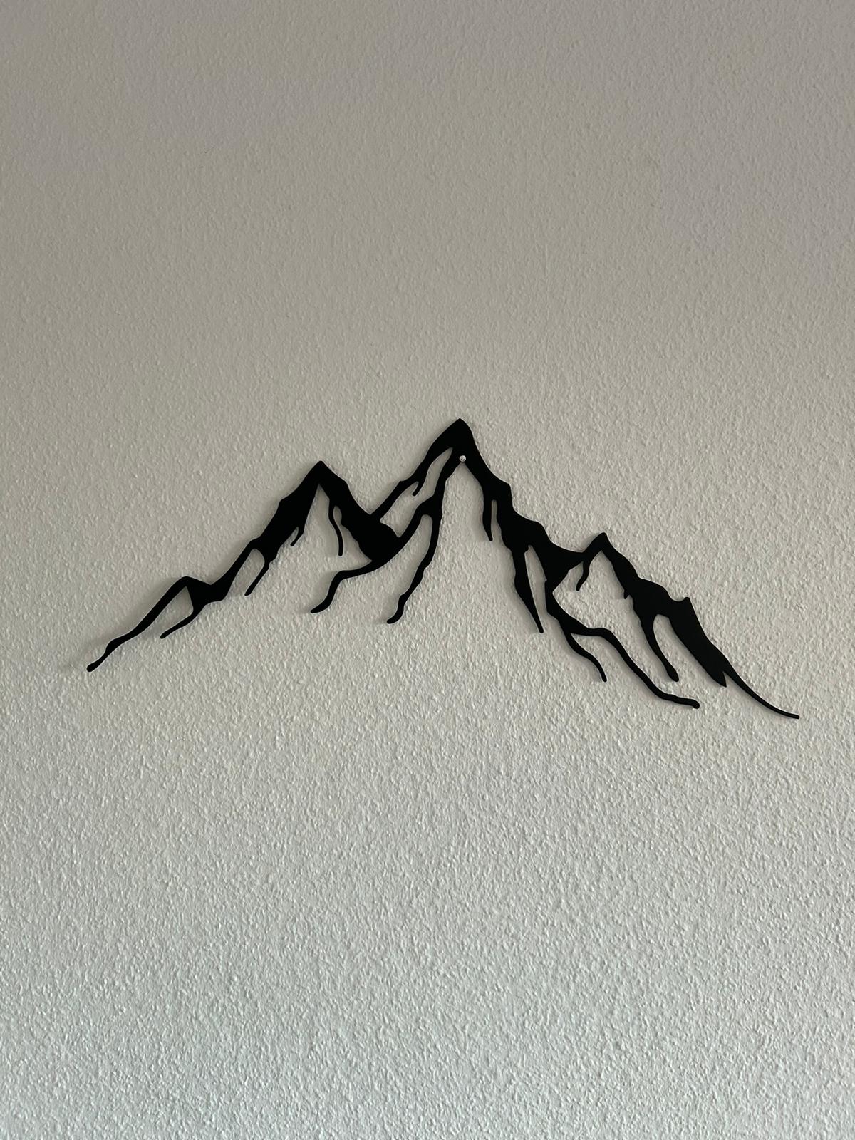 Bergsilhouette