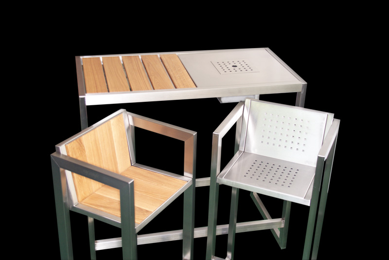 BARHOCKER MIT LEHNE